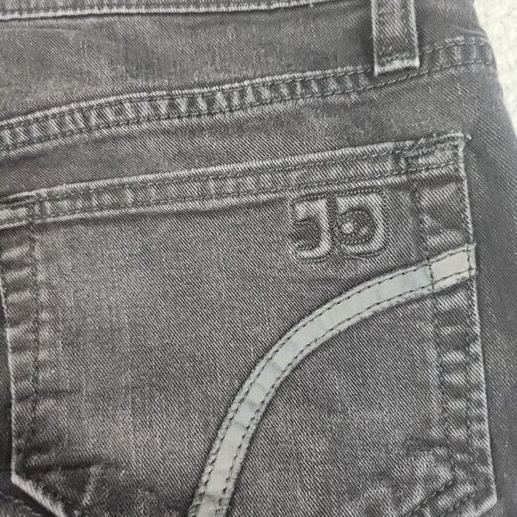 Joe’s Jeans The Rocker Womens Sz 29 Desmond Black Wash Slim Boot Flare Low Rise - Picture 11 of 12